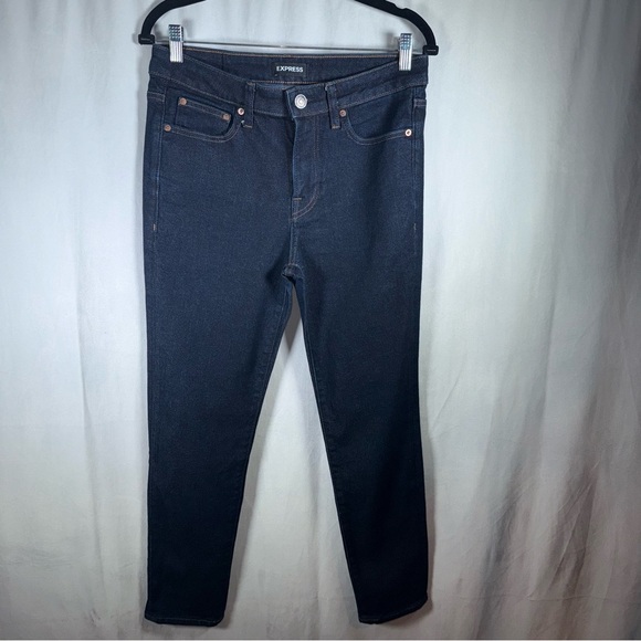 Express Men Dark Blue Denim Jeans - Picture 1 of 6